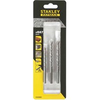 Stanley FatMax 3 Piece Masonry Drill Bit Set