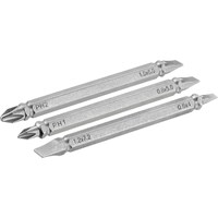 Stanley 3 Piece Double Ended Phillips and Slotted Screwdriver Bit Set Stanley 3 Piece Double Ended Phillips and Slotted Screwdriver Bit Set