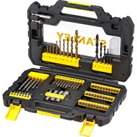 Stanley 76 Piece Drill and Screwdriver Bit Set
