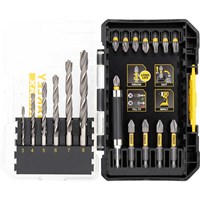 Stanley FatMax Multi-Stack Case 19 Piece HSS and Impact Bit Set