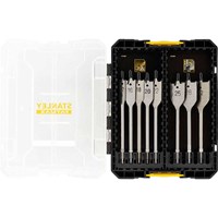 Stanley FatMax Connectable 8 Piece Flat Wood Drill Bit Set