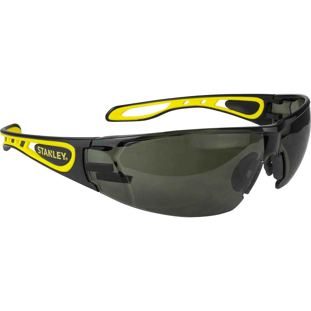 Stanley Wrap Around Safety Glasses - Smoke lens