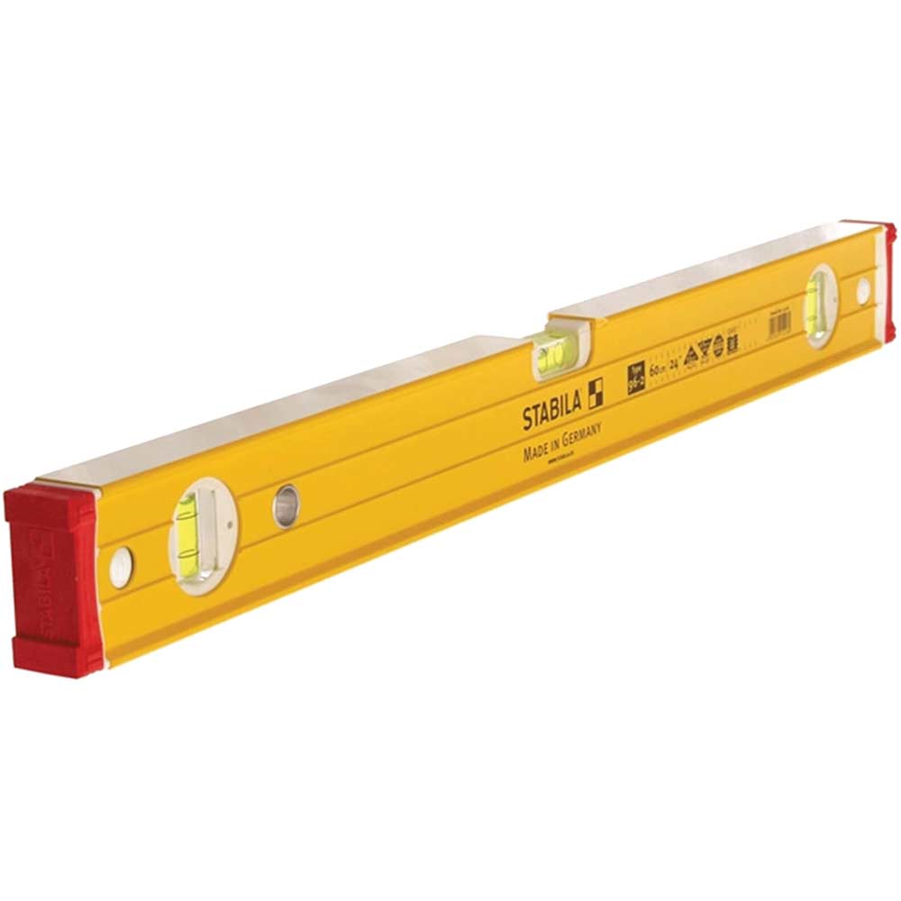 Stabila Light/Yellow 96-M-2 Magnetic Spirit Level 24" / 60Cm Size 24