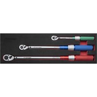 Sealey 3 Piece Micrometer Torque Wrench Set Sealey 3 Piece Micrometer Torque Wrench Set