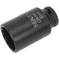 Sealey Specialised 1/2" Drive Deep Bi Hexagon Impact Socket Metric