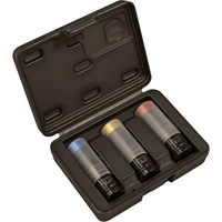 Sealey 3 Piece 1/2" Drive Ultra Power Impact Socket Set for Alloy Wheels