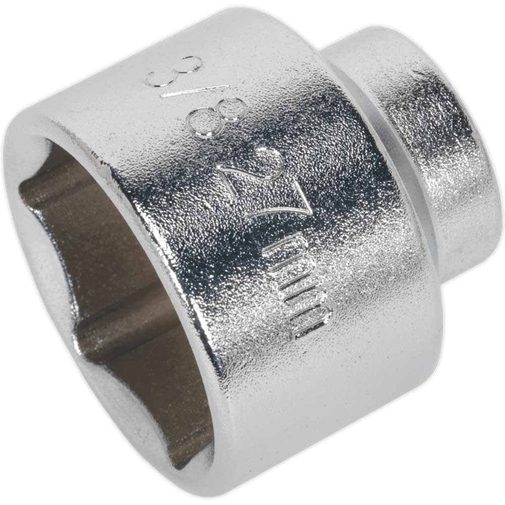 Sealey 3/8" Drive Low Profile Oil Filter Socket Metric 3/8" 27Mm Size 3