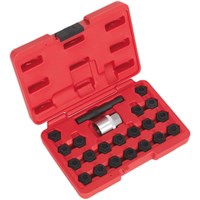 Sealey 22 Piece Locking Wheel Nut Key Set for BMW