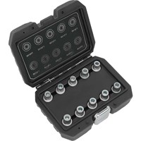 Sealey 10 Piece Locking Wheel Nut Key Set for BMW and Mini