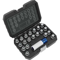 Sealey 21 Piece Locking Wheel Nut Key Set for BMW and Mini