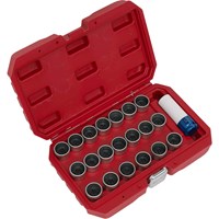 Sealey 21 Piece Locking Wheel Nut Key Set for BMW