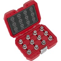Sealey 12 Piece Locking Wheel Nut Key Set for VW