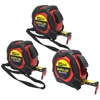 Sirius 3 Piece Professional Tuff Jack Tape Measure Set
