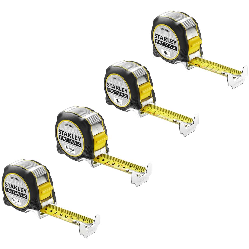 Photos - Tape Measure and Surveyor Tape Stanley 4 Piece FatMax XTREME Tape Measure Kit STAKIT27