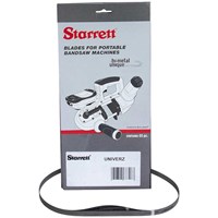 Starrett Univerz M42 Bi Metal Power Tool Bandsaw Blades Pack of 3 Starrett Univerz M42 Bi Metal Power Tool Bandsaw Blades Pack of 3