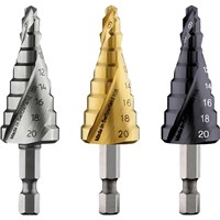 Bosch Hex Shank HSS-TiN Step Drill Bit