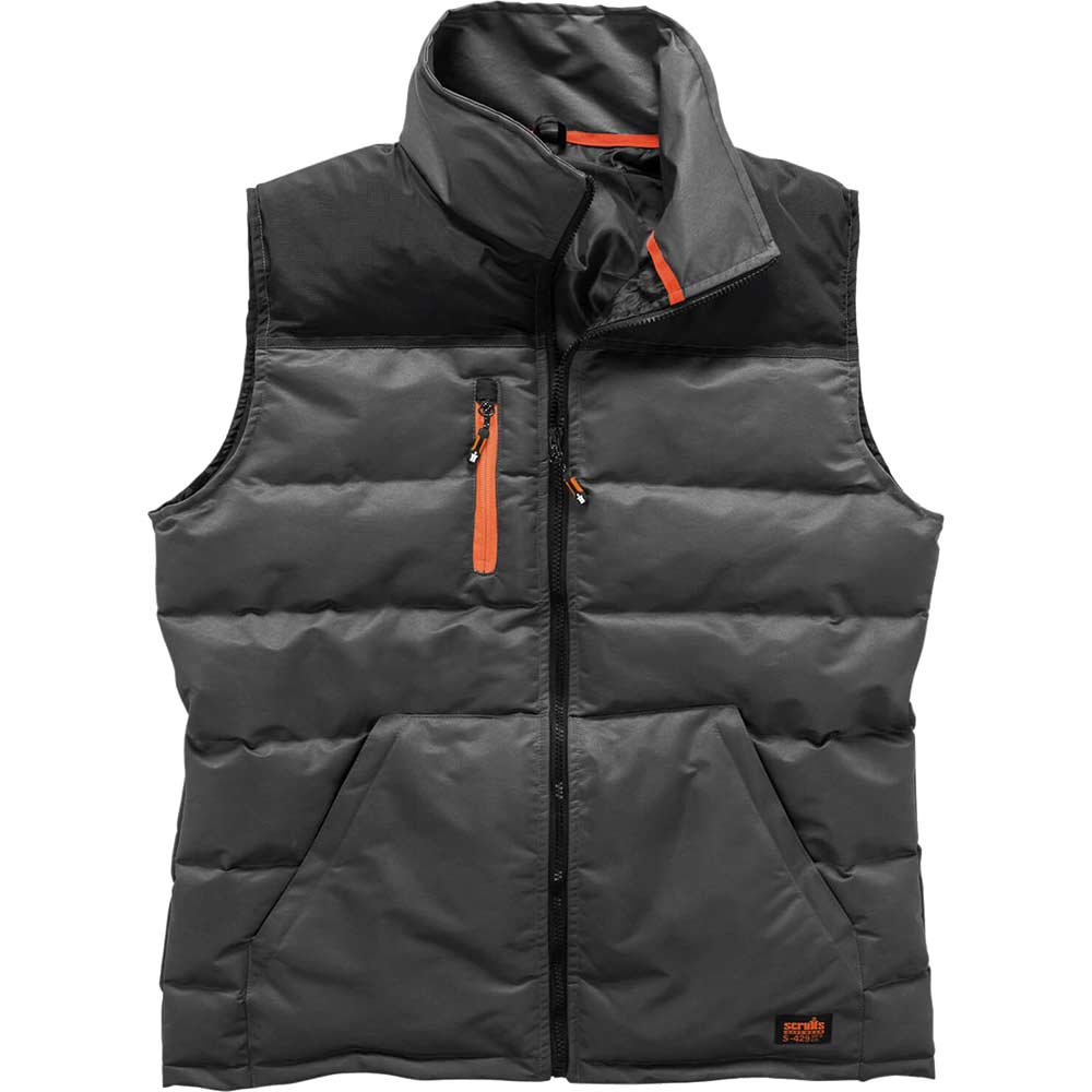 Scruffs Black Worker Bodywarmer / Charcoal Large