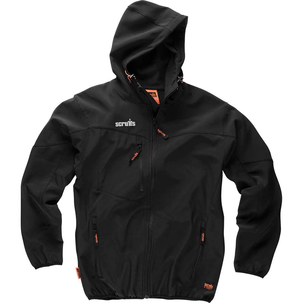Scruffs Black Worker Softshell Jacket