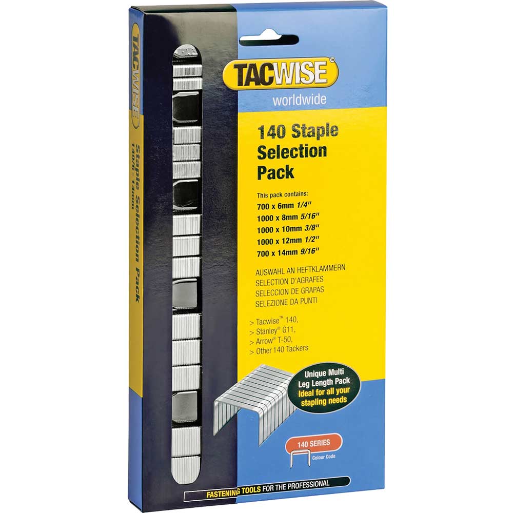 Tacwise 140 Staples Assorted Pack Of 4400