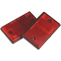 Sealey TB24 Reflex Reflector Red Oblong Sealey TB24 Reflex Reflector Red Oblong
