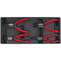 Sealey 4 Piece Circlip Plier Set in Module Tray Sealey 4 Piece Circlip Plier Set in Module Tray