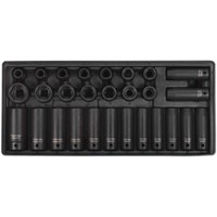 Sealey 28 Piece 1/2" Drive Deep Impact Socket Set Metric in Module Tray Sealey 28 Piece 1/2" Drive Deep Impact Socket Set Metric in Module Tray