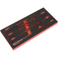 Sealey 7 Piece VDE Insulated Screwdriver Set in Module Tray