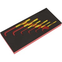 Sealey 6 Piece VDE Insulated Hex Key Set in Module Tray