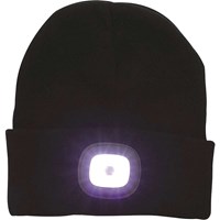 Town and Country Beanie Hat and Rechargeable LED Head Torch
