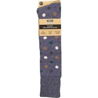 Town and Country Multi Spot Chunky Wellington Boot Socks