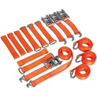 Sealey Car Transporter Ratchet Tie Down Kit