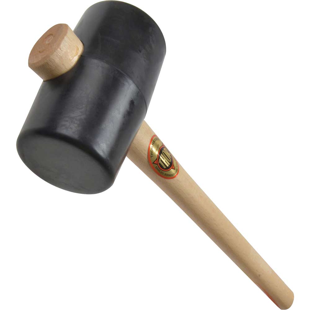 Thor Black Rubber Mallet 750G