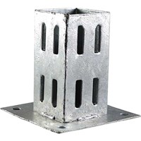 Bolt Down Fence Post Shoe Galvanised Bolt Down Fence Post Shoe Galvanised