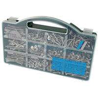 Classic Wood Screws Stainless Steel Assorted Mixed Tray of 895 Classic Wood Screws Stainless Steel Assorted Mixed Tray of 895