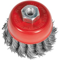 Sealey Twisted Knot Wire Cup Brush Sealey Twisted Knot Wire Cup Brush