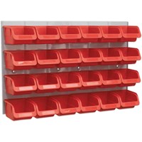 Sealey 24 Piece Storage Bin and Wall Panel Set Sealey 24 Piece Storage Bin and Wall Panel Set