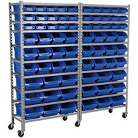 Sealey 72 Piece Mobile Bin Storage Rack Sealey 72 Piece Mobile Bin Storage Rack