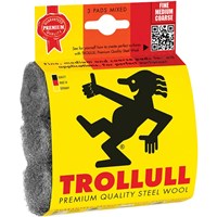Trollull 3 Piece Steel Wire Wool Set Trollull 3 Piece Steel Wire Wool Set