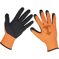 Sealey Worksafe Foam Latex Grip Gloves Sealey Worksafe Foam Latex Grip Gloves