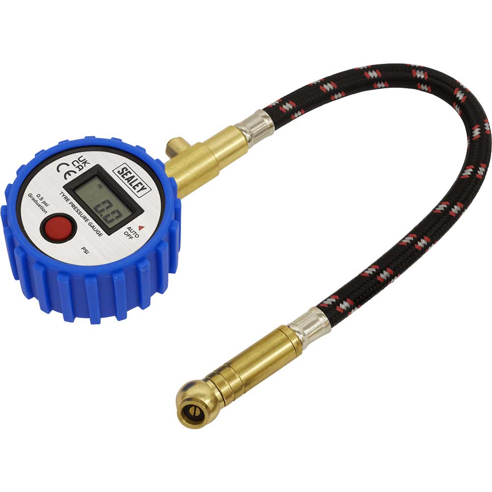 Sealey Digital Tyre Pressure Gauge Size 1