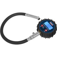 Sealey Push On Connector Digital Tyre Pressure Gauge Sealey Push On Connector Digital Tyre Pressure Gauge