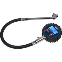 Sealey Twin Push On Connector Digital Tyre Pressure Gauge Sealey Twin Push On Connector Digital Tyre Pressure Gauge