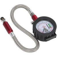 Sealey Tyre Pressure and Tread Depth Gauge with Flexible Hose Sealey Tyre Pressure and Tread Depth Gauge with Flexible Hose