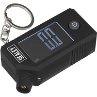 Sealey Keyring Digital Tyre Pressure and Tread Depth Gauge Sealey Keyring Digital Tyre Pressure and Tread Depth Gauge