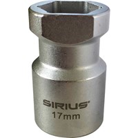 Sirius Professional 17mm 1/2 Drive Socket for 21mm Unistrut Channel Sirius Professional 17mm 1/2 Drive Socket for 21mm Unistrut Channel