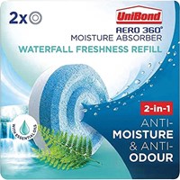 Unibond Aero 360 Passive Dehumidifier Waterfall Freshness Refills Unibond Aero 360 Passive Dehumidifier Waterfall Freshness Refills