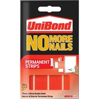 Unibond No More Nails Permanent Adhesive Strips Unibond No More Nails Permanent Adhesive Strips