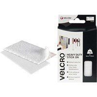 Velcro Heavy Duty Stick On Strips White Velcro Heavy Duty Stick On Strips White