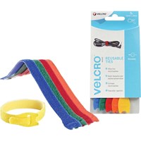 Velcro Adjustable Ties Multicoloured