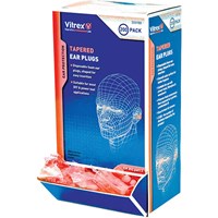 Vitrex Tapered Disposable Ear Plugs Vitrex Tapered Disposable Ear Plugs